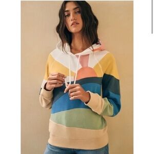 Faherty Soleil Hoodie in Sunrise, NWT, M